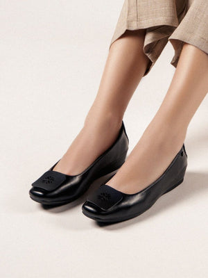 Cella Wedge Ballerinas