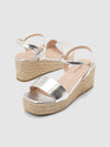 Lavender Wedge Sandals