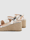 Lavender Wedge Sandals
