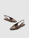 Violet Slingback Flats