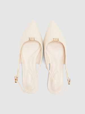 Violet Slingback Flats